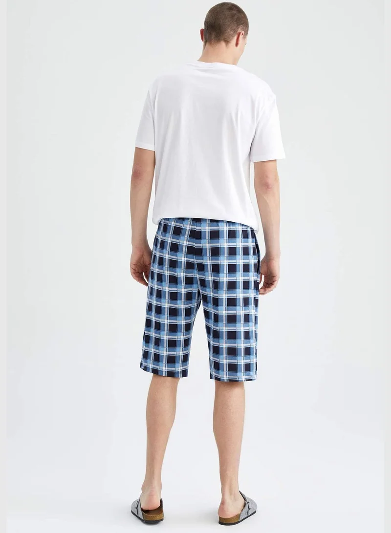 DeFacto Regular Fit Patterned Pyjama Shorts