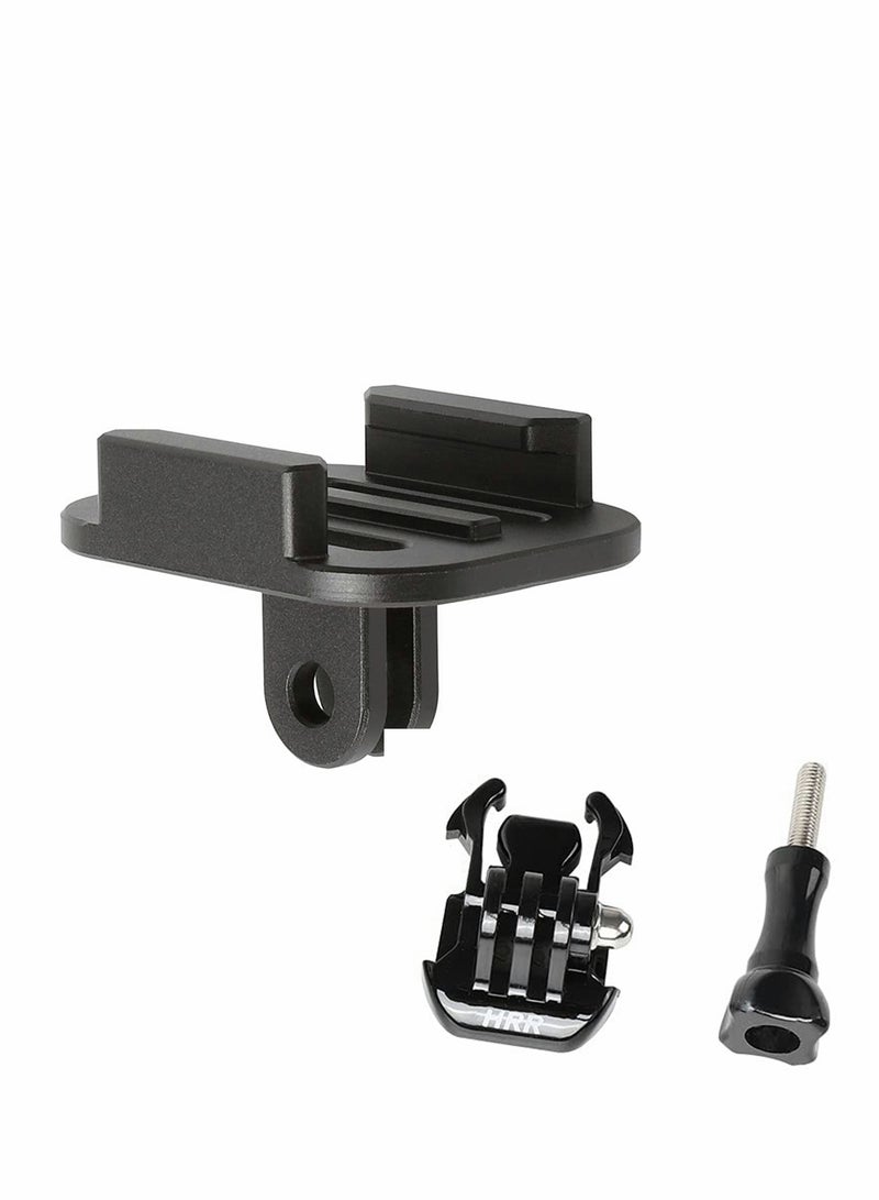 Excefore Quick Release Base Tripod Adapter Mount Compatible for GoPro Hero 9 8 7 6 5 4 Session Max, Insta360 One R, DJI Osmo Action, Akaso Sports Camera, Black - Image 1