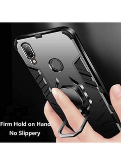 NuSense Armor Case For Samsung Galaxy S21/S30 5G With Ultra Car Mounted Magnetic Metal Ring Support Silicone Tpu + Hard Pc Case-Black  (Black)  - Image 2