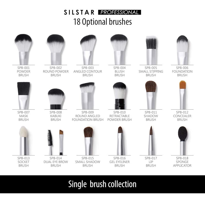 SILSTAR PROFESSIONAL CONCEALER BRUSH MADE IN KOREA SPB012 - Image 4
