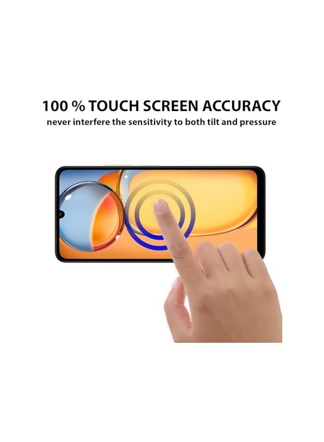 PROMASS Screen protector compatible with Redmi 13C / Redmi 13R Screen Protector Tempered Glass [Anti-Glare][HD Full Coverage][Easy Installation][9H Hardness][Touch Sensitive] - Image 4