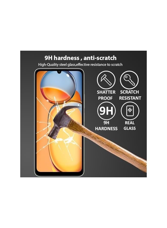 PROMASS Screen protector compatible with Redmi 13C / Redmi 13R Screen Protector Tempered Glass [Anti-Glare][HD Full Coverage][Easy Installation][9H Hardness][Touch Sensitive] - Image 5