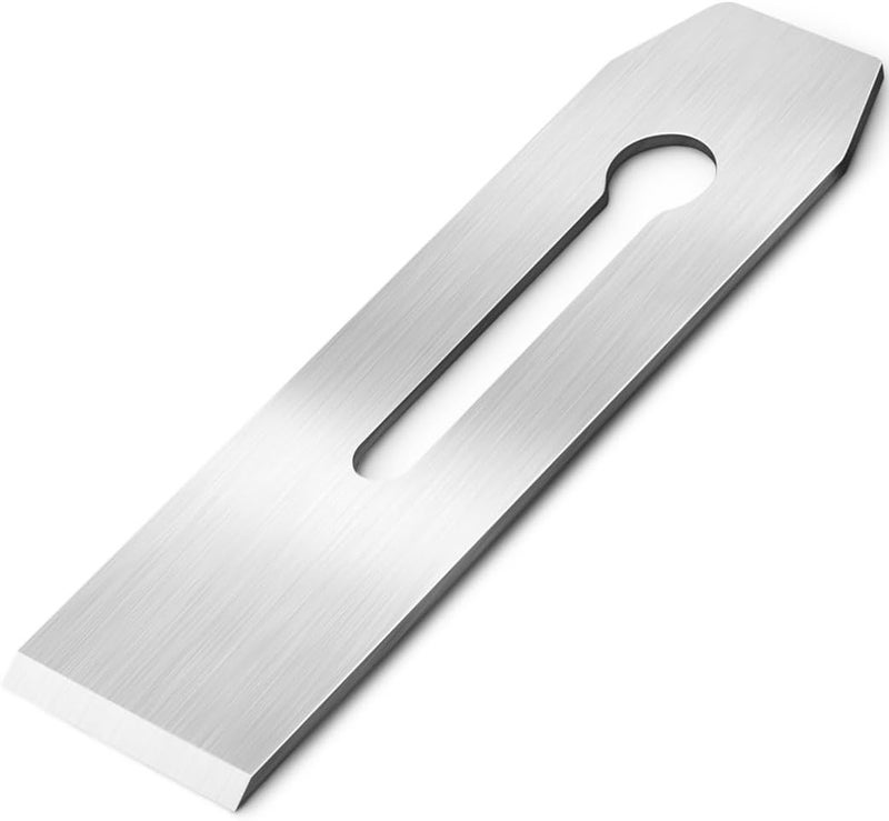 2-Inch High-Carbon Steel Replacement Blade for Bench & Jack Planes, Sharp Cutter for Woodworking, Carpentry Tool - Image 1