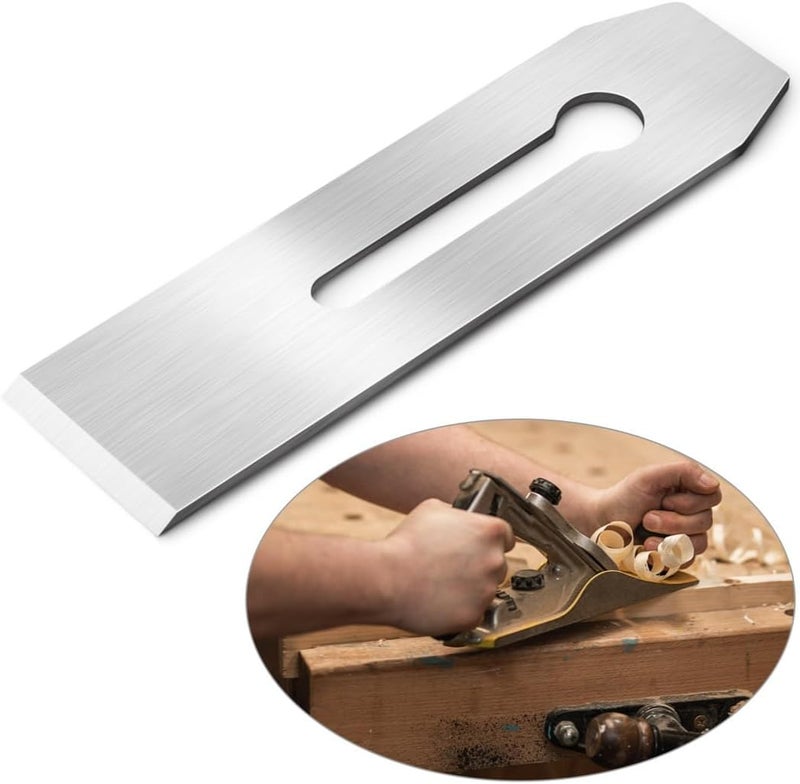 2-Inch High-Carbon Steel Replacement Blade for Bench & Jack Planes, Sharp Cutter for Woodworking, Carpentry Tool - Image 3