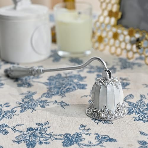 BGCTM Elegant Royal-Style Candle Snuffer with Pearl Inlay, Metal Handle for Safe and Stylish Candle Extinguishing (Elegant Silver) - Image 5