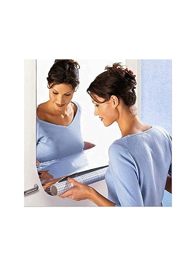 PROMASS 16pcs Square Mirror Tile Wall Stickers 3d Decal Mosaic Diy Home Room Decoration - Image 1