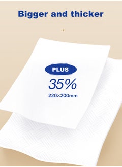 Splendors 4 Pack Disposable Face Towel Travel Towel 100% Cotton Soft Face Towels Disposable Towels Facial Washcloth Thickened Disposable Face Towelette Makeup Remover Dry Wipes Ultra Soft  - Image 5