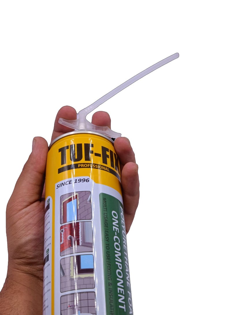 تاف-فيكس رغوة  فوم عازل موسعة من البولي يوريثان لملء الفراغات والشقوق من توف-فايكس ,  750 مللي - Image 5