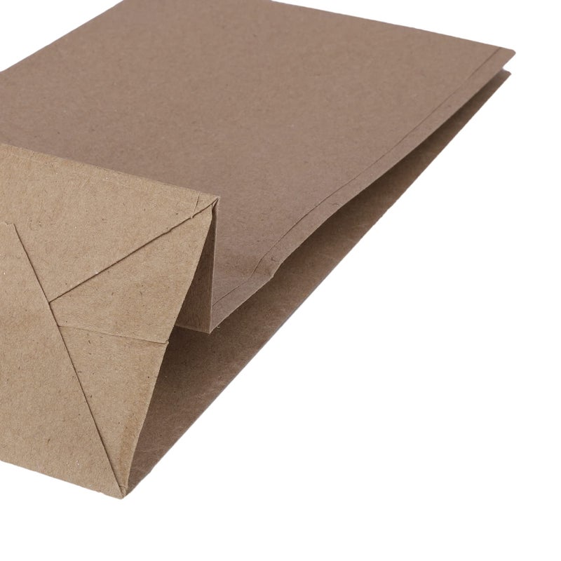 e kysa basics Brown Kraft Paper Carry/Gift/Cloth/Grocery Recycled Eco Friendly Bags - 5 * 3 * 10 inches Pack of 15 pcs - Image 5