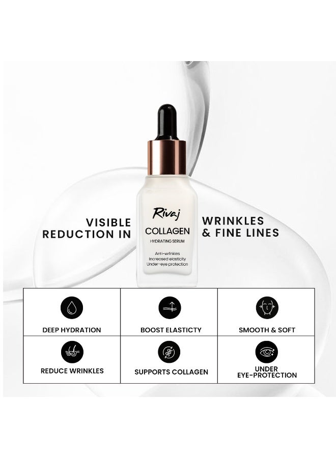 Rivaj UK RivajuK Collagen Face Serum 30ml – Anti-Aging & Firming, Lightweight Hydrating Serum for Wrinkles, Fine Lines & Glowing Skin, Suitable for All Skin Types, Collagen Booster for Women - Image 4