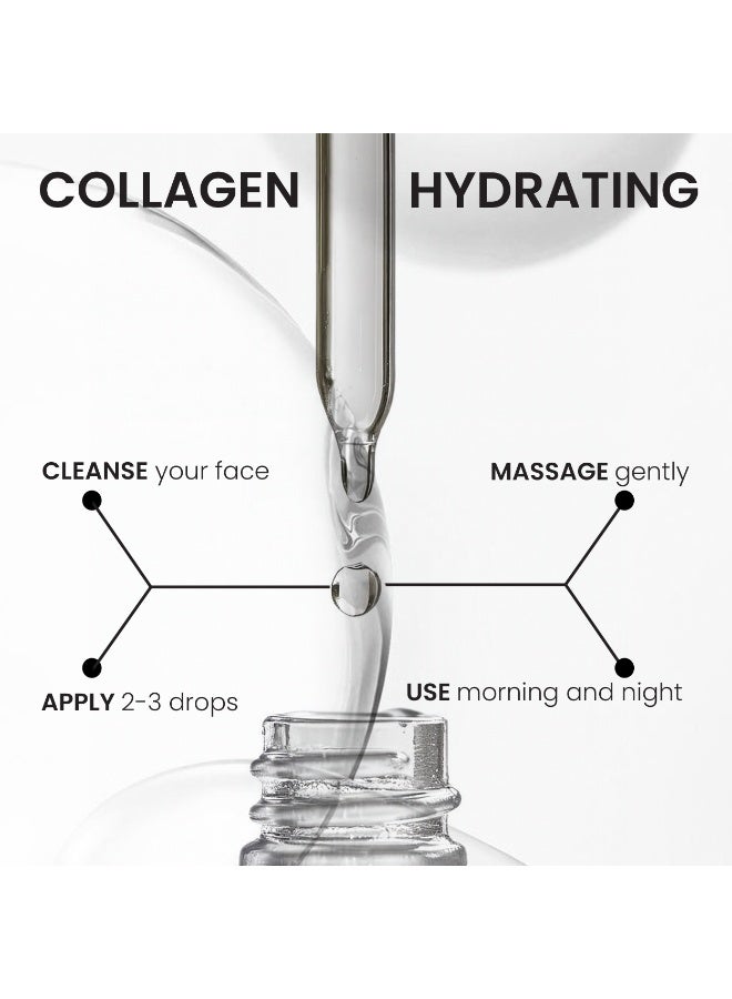 Rivaj UK RivajuK Collagen Face Serum 30ml – Anti-Aging & Firming, Lightweight Hydrating Serum for Wrinkles, Fine Lines & Glowing Skin, Suitable for All Skin Types, Collagen Booster for Women - Image 3