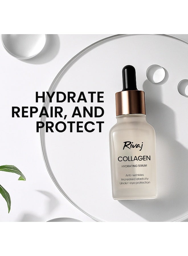 Rivaj UK RivajuK Collagen Face Serum 30ml – Anti-Aging & Firming, Lightweight Hydrating Serum for Wrinkles, Fine Lines & Glowing Skin, Suitable for All Skin Types, Collagen Booster for Women - Image 5