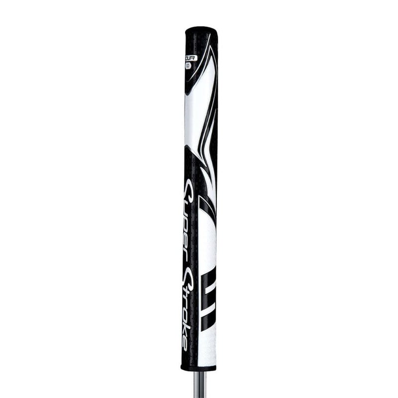 Super Stroke SuperStroke Zenergy Tour 3.0 Golf Putter Grip with No Taper Enhanced SPYNE Technology, New Multi-Zone Texturing and Tech-Port, Black/White - Image 1