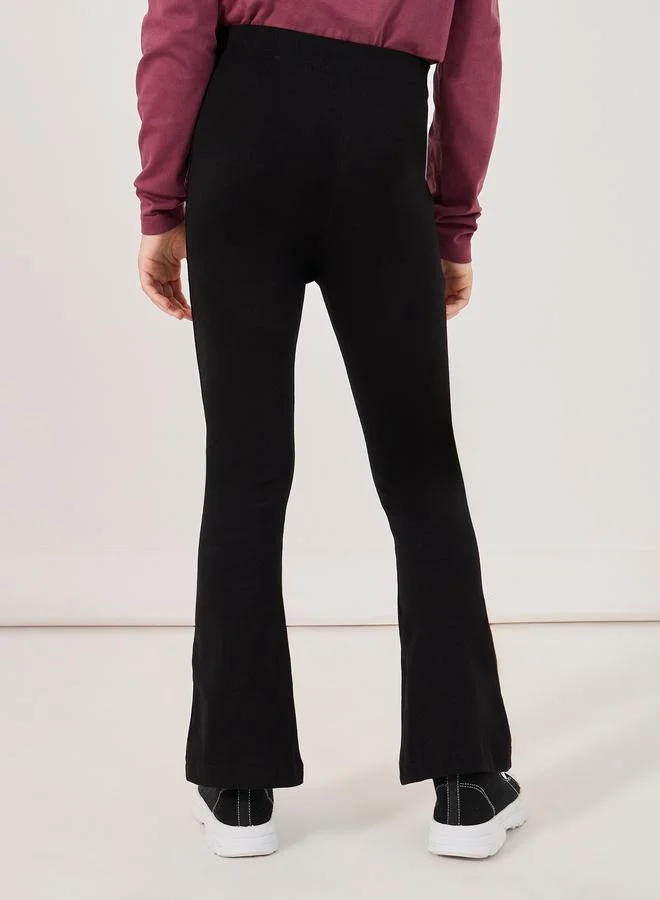 Styli Styli Front Split Detail Solid Leggings