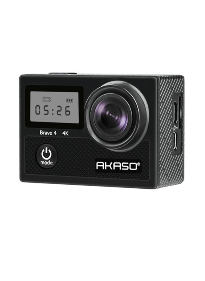 Akaso AKASO Brave 4 4K WiFi Action Camera 20MP Ultra HD with EIS 30m Underwater Waterproof Camera Remote Control 5X Zoom Video Camcorder with 2 Batteries and Accessories Kit ,Black  - Image 5