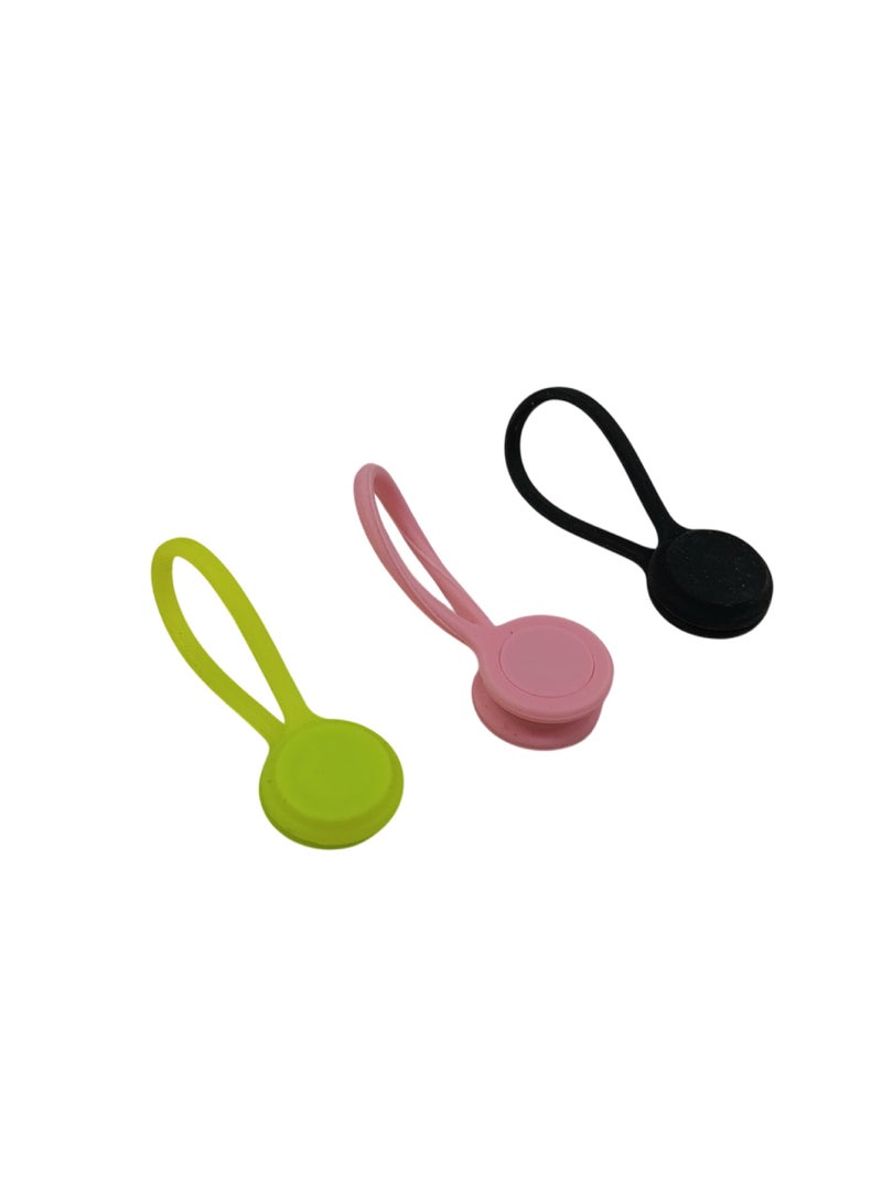 هاي-تيك حامل ومنظم الكابلات، حل إدارة الكابلات للمنزل والمكتب، حامل أسلاك متين وقابل لإعادة الاستخدام - Image 1