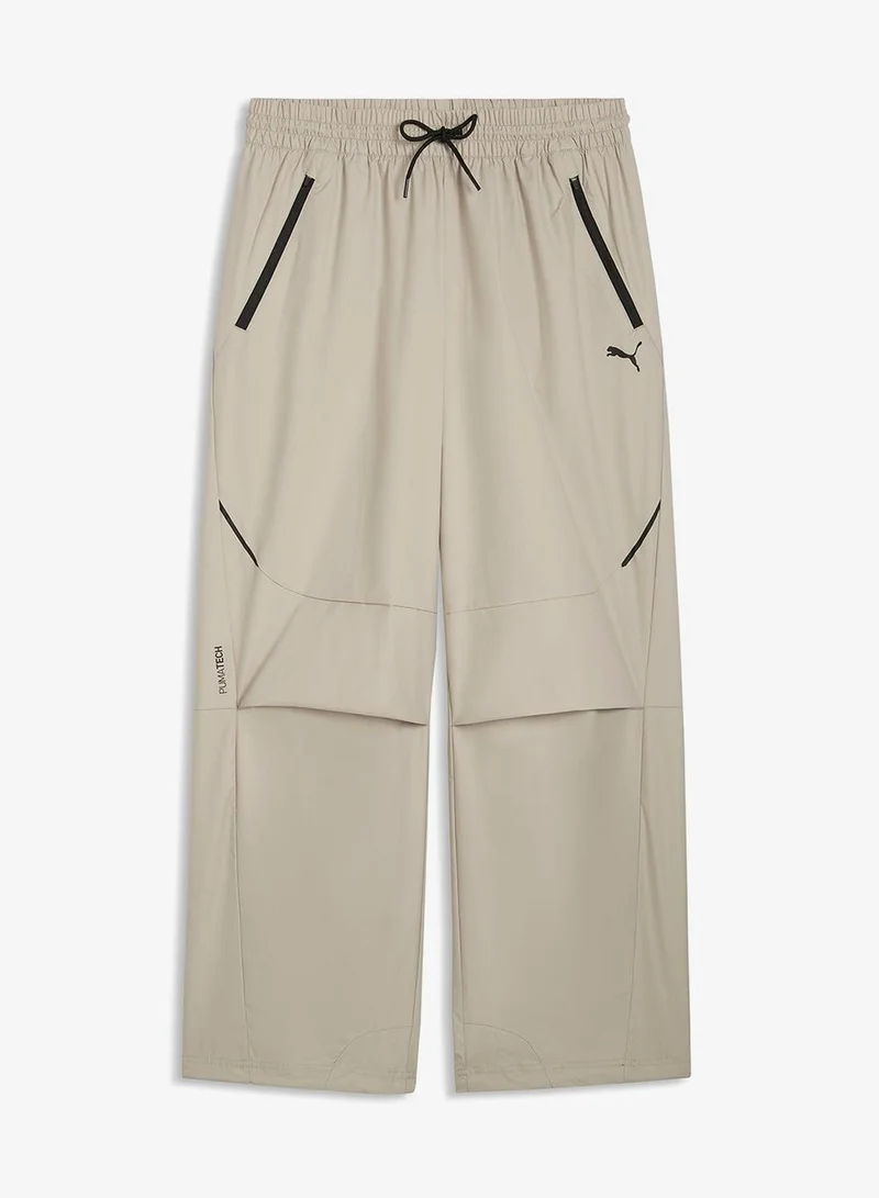 Puma Pebble Gray Tech Oversized Track Pants for Men | Best Price UAE