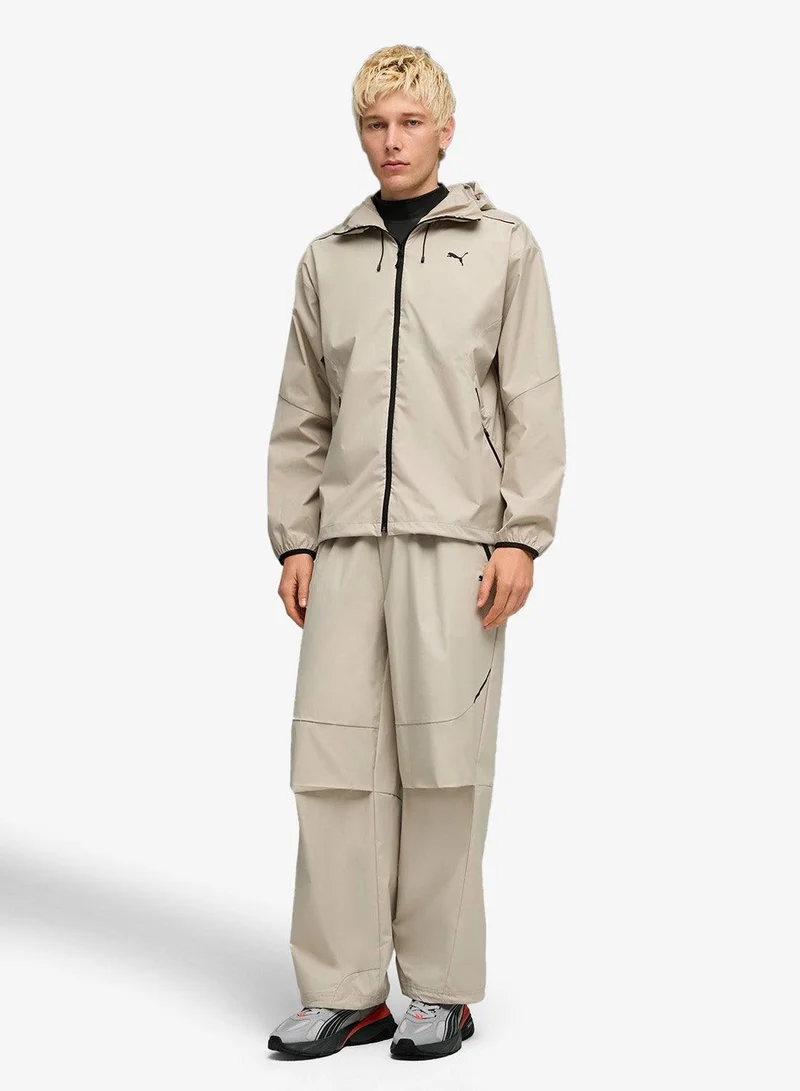 Puma Pebble Gray Tech Oversized Track Pants for Men | Best Price UAE