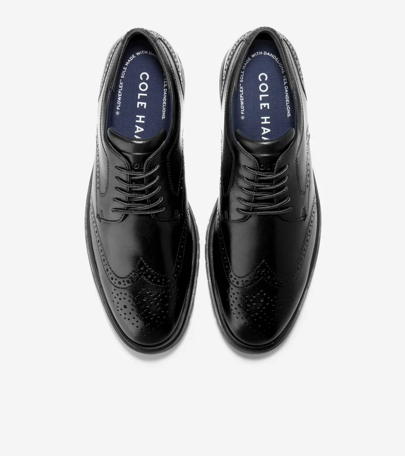 COLE HAAN Men's GrandFlex Dress Wingtip Oxfords,