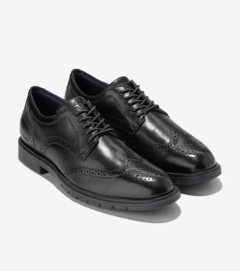 COLE HAAN Men's GrandFlex Dress Wingtip Oxfords,