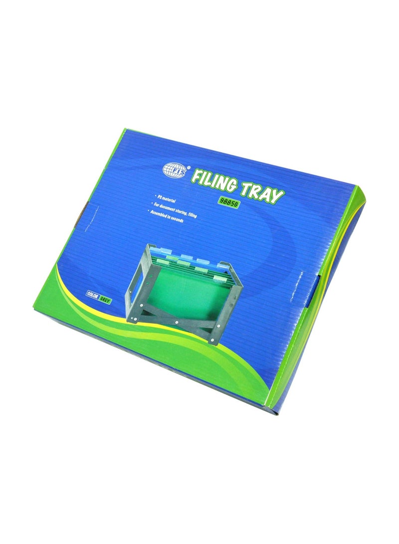 FIS Filing Trays Grey Color - Suitable for A4 & B4 Files - FSOTUS-9885G - Image 2
