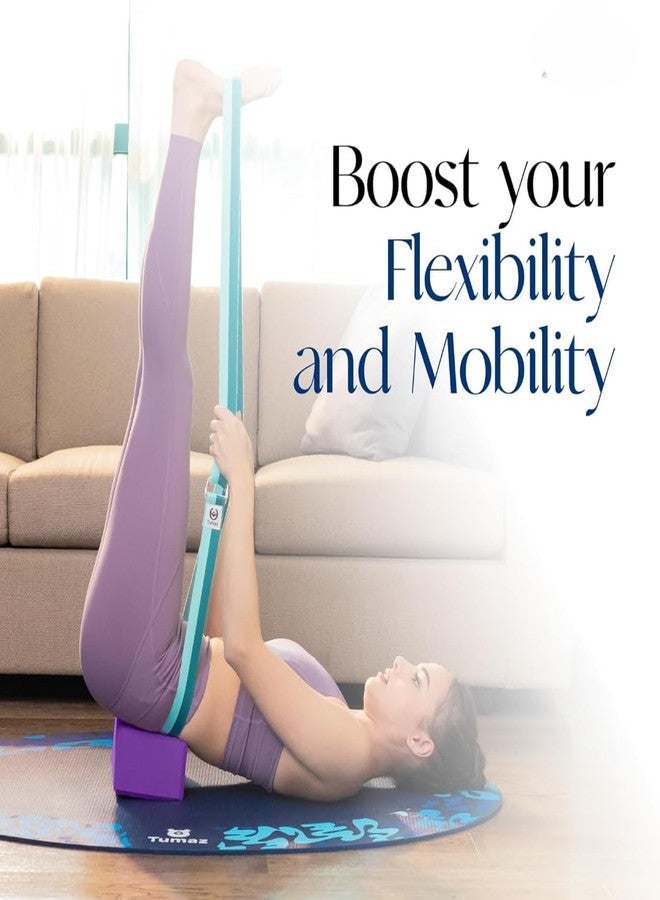 مكعبات اليوغا | مكعبات تمارين | سطح ناعم مانع للانزلاق بحواف مشطوفة لليوغا، والبيلاتس، والتأمل | ملحقات يوغا لتحقيق الثبات والتوازن وتعميق التمدد | خفيفة الوزن، مقاومة للروائح، خالية من اللاتكس - عبوة من قطعتين - Image 5