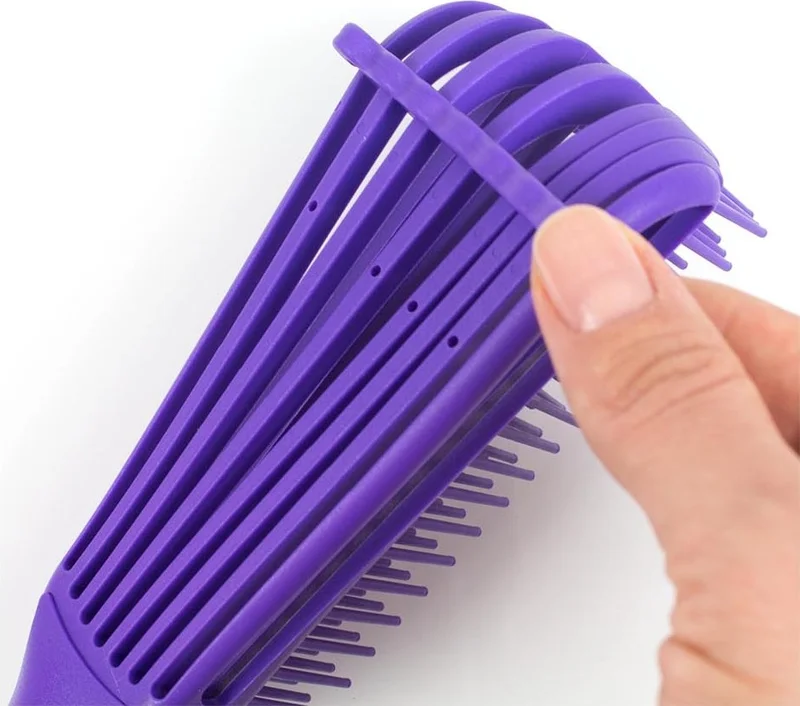Nascita Pro Adjustable Miracle Lightening-Combing Hair Brush Purple