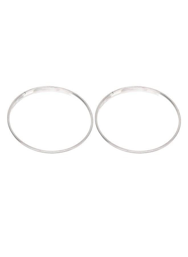 Thoraya - 2Pcs Drumhead 8in Drum Head 2 Layer Polyester Film Instrument Accessory for Replacement Transparent - Image 1