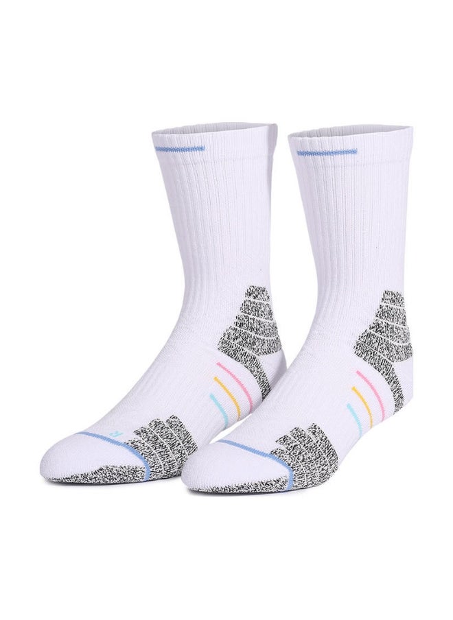 KUYING Fashion Anti Slip Breathable Sports Socks Three Piece Set 