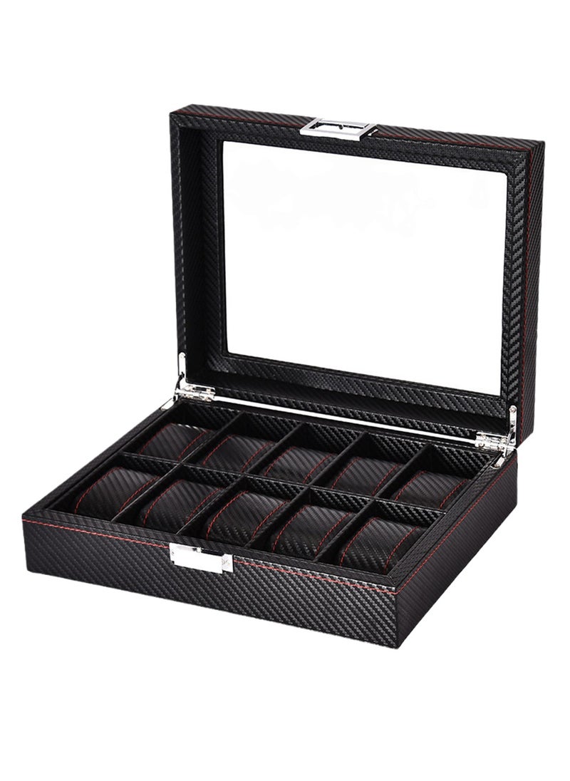 Generic - High-end watch box dust-proof watch storage box handmade large-capacity watch box - Image 1