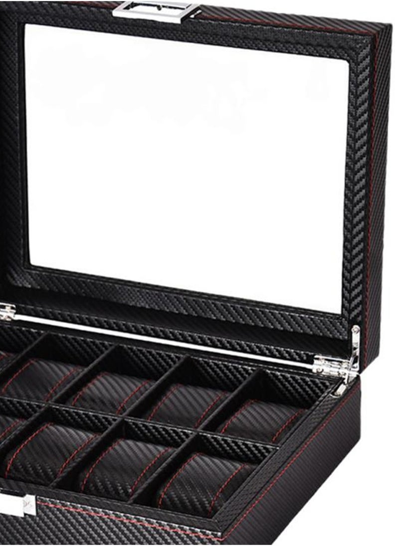 Generic - High-end watch box dust-proof watch storage box handmade large-capacity watch box - Image 1