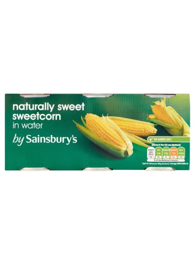 Sweetcorn, 3 x 198g, Hungary