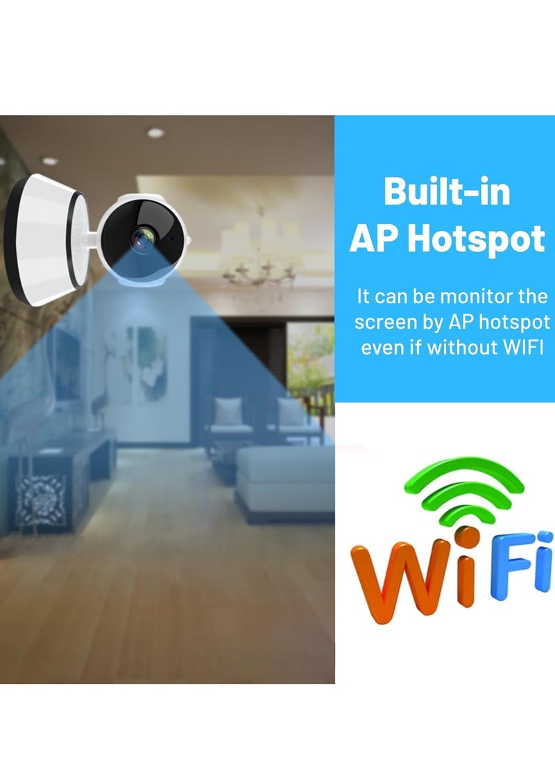 ELTRAZONE Indoor Surveillance Camera – 24/7 Monitoring with V380 PRO Baby Monitor, Night Vision, 2-Way Talk, Secure Storage & App Control - Image 4