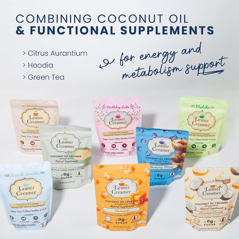 Leaner Creamer Hazelnut Coconut Oil Coffee Creamer - Image 5