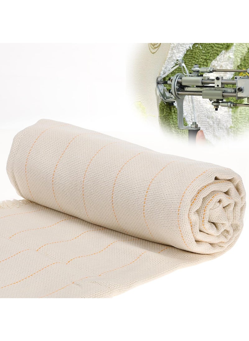 SYOSI - Tufting Cloth for DIY Rug-Punch Tufting Gun, 100 x 200 cm Large Monk's Cloth with Marked Lines, Primary Punch Needle Fabric, Ideal for Overlocking - Image 1