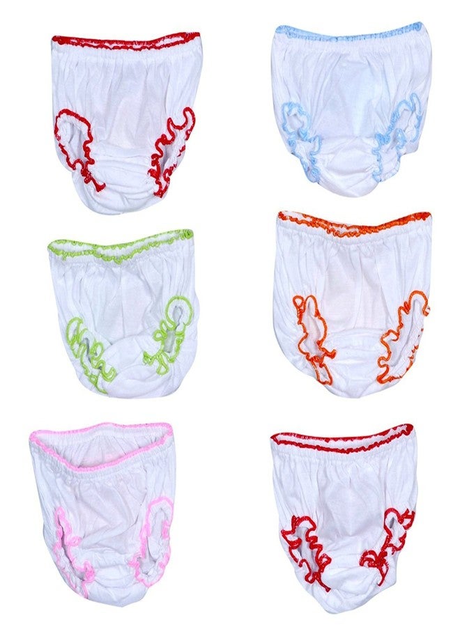 Good Luck Baby Cotton Panty,Baby Boy and Girls (Back Frill Panty) Multicolour - Image 2