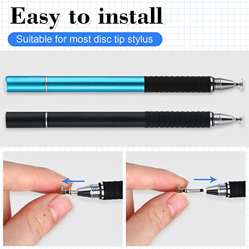 Yexiya 36 Pieces Stylus Pen Tips Replacement Tips Only High Precision Replaceable Stylus Pen Disc Tops Universal Round Shape Penpoint for Touch Screen Devices Daily Using Supplies - Image 5