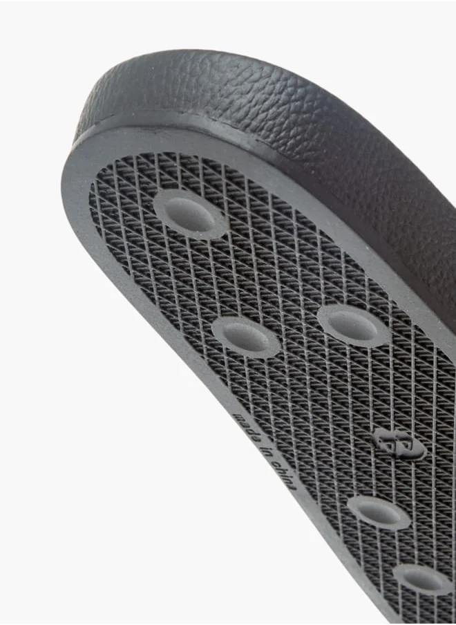 LBL by Shoexpress Men Textured Slip-On Slides