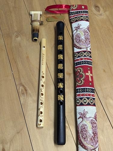 Theodoros Armenian Engraved Duduk Special Edition “Yerevan” Inscription – Handmade Apricot Wood Instrument with Professional Reed, National Case, Playing Instruction & Bamboo Flute - Image 4