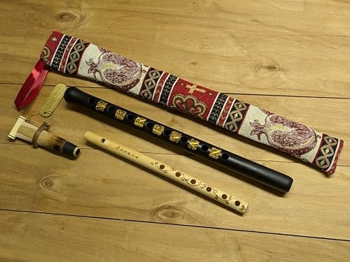 Theodoros Armenian Engraved Duduk Special Edition “Yerevan” Inscription – Handmade Apricot Wood Instrument with Professional Reed, National Case, Playing Instruction & Bamboo Flute - Image 5