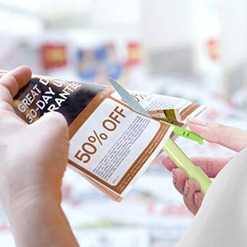 Plus Pen Style Non-Stick Compact TSA Twiggy Scissors with Cover, Green - Image 4