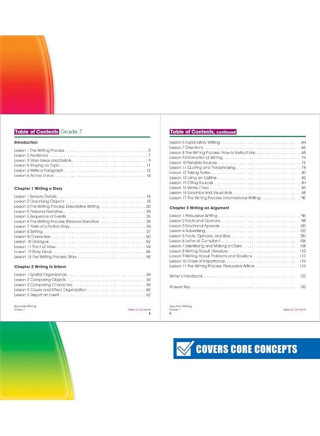 Spectrum 7th Grade ELA Writing Workbook – Fiction, Narrative, Story Building Skills Practice for English Language Arts, For Homeschool or Classroom (136 pgs) - Image 3