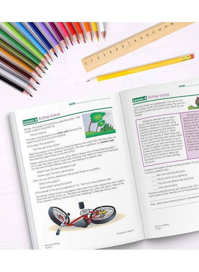 Spectrum 7th Grade ELA Writing Workbook – Fiction, Narrative, Story Building Skills Practice for English Language Arts, For Homeschool or Classroom (136 pgs) - Image 5