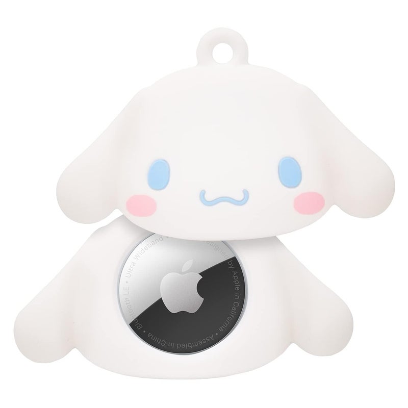 iFace Sanrio Friends Special Edition Silicone Protective Cover [ Compatible with Apple AirTag ][Cute Character Case] [Carabiner Keychain Clip Included] - Cinnamoroll - Image 1