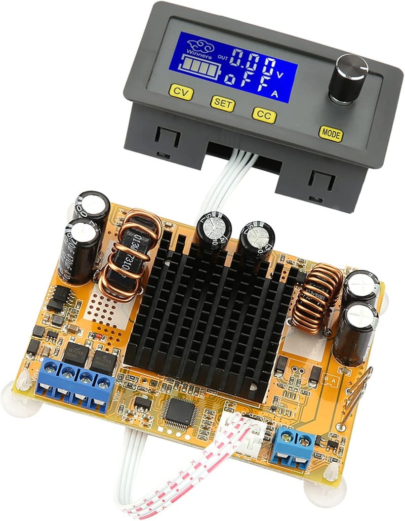 محول طاقة - وحدة تحويل جهد تلقائي قابلة للتعديل DC DC 5A مع شاشة LCD رقمية - من 6V-32V إلى 0-30V بقدرة قصوى 160W ومعدل تحويل عالي يصل إلى 95% - Image 2