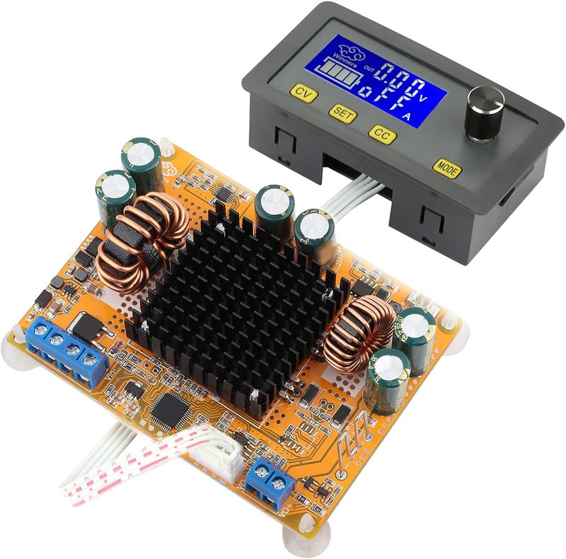 محول طاقة - وحدة تحويل جهد تلقائي قابلة للتعديل DC DC 5A مع شاشة LCD رقمية - من 6V-32V إلى 0-30V بقدرة قصوى 160W ومعدل تحويل عالي يصل إلى 95% - Image 1