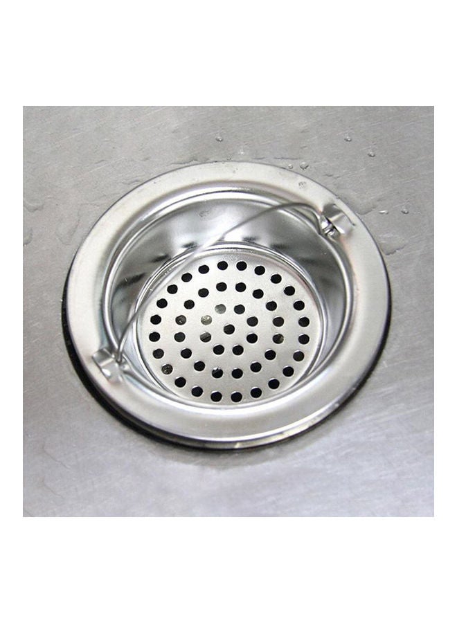 NIBEMINENT 2-Piece Stainless Steel Sink Drain Strainers Silver 9x2.5x5.8cm - Image 3