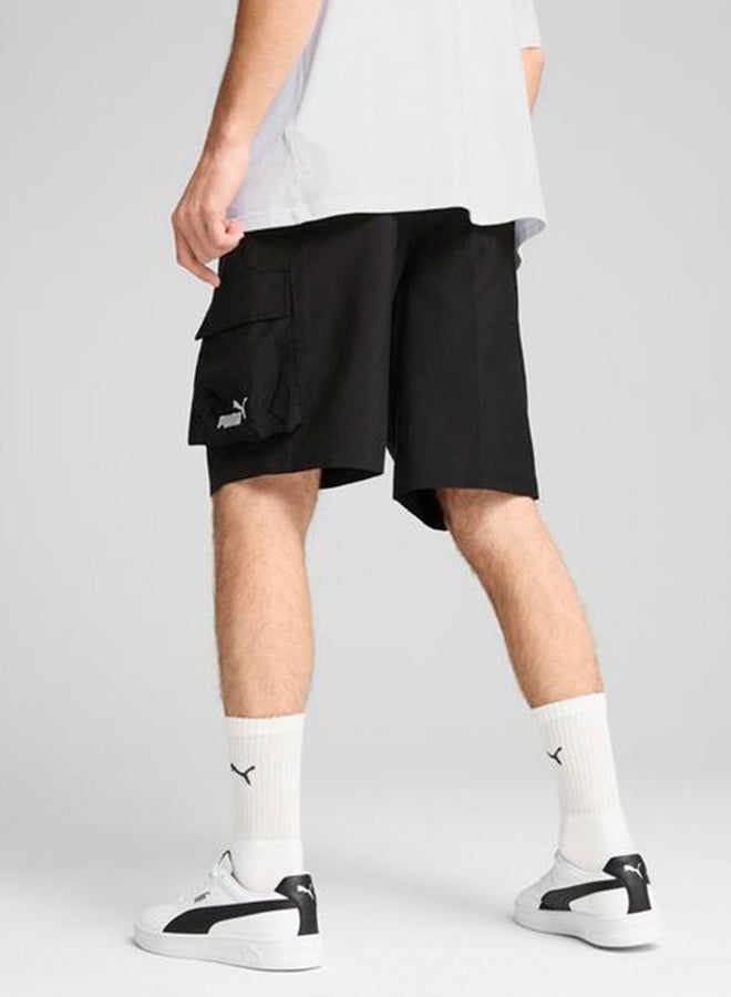 PUMA شورتات كارجو منسوجة بشعار ESS رقم 1 بطول 9 إنش - Image 2
