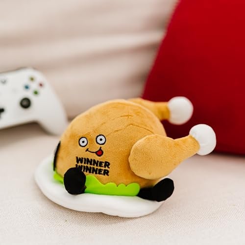 Punchkins Chicken Plushie Winner Winner Chicken Dinner Chicken Plush Plush Sassy Funny Food Plush Toy for Gifting - Image 5