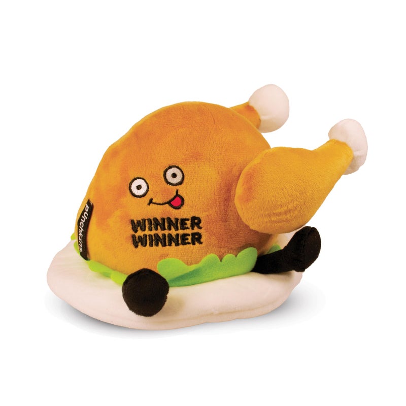 Punchkins Chicken Plushie Winner Winner Chicken Dinner Chicken Plush Plush Sassy Funny Food Plush Toy for Gifting - Image 3